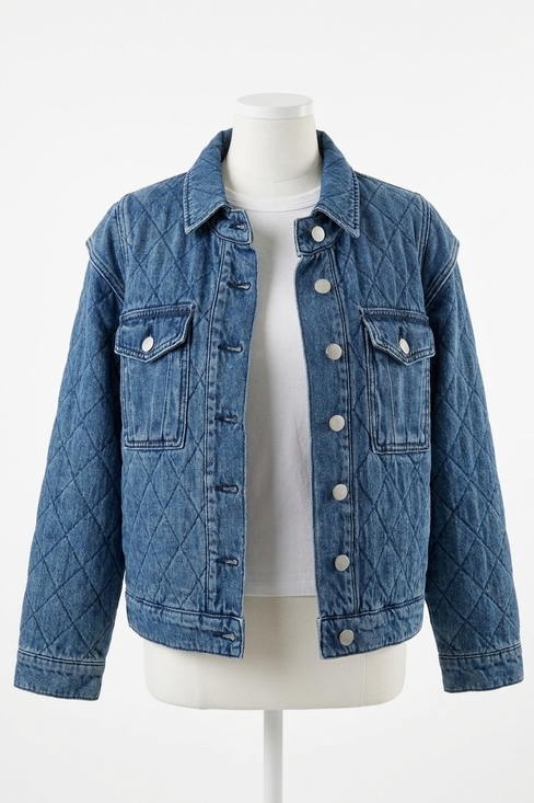 DEAR JOHN DENIM Jackets & Blazers - NEW DEAR JOHN DENIM courtney boxy quilted jacket in crescent